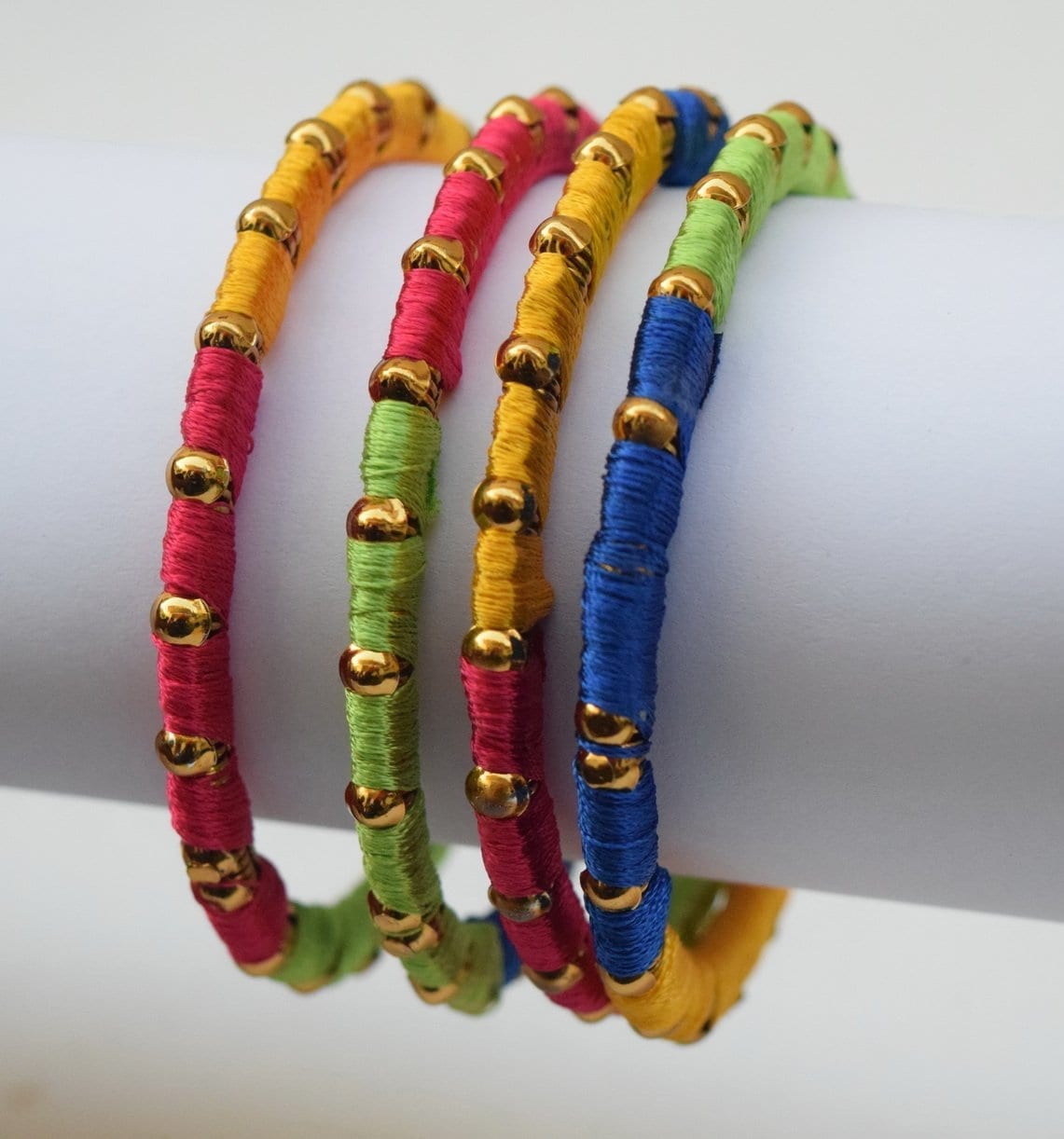 Multicolour designer bangles set of 4 pieces BN157 2