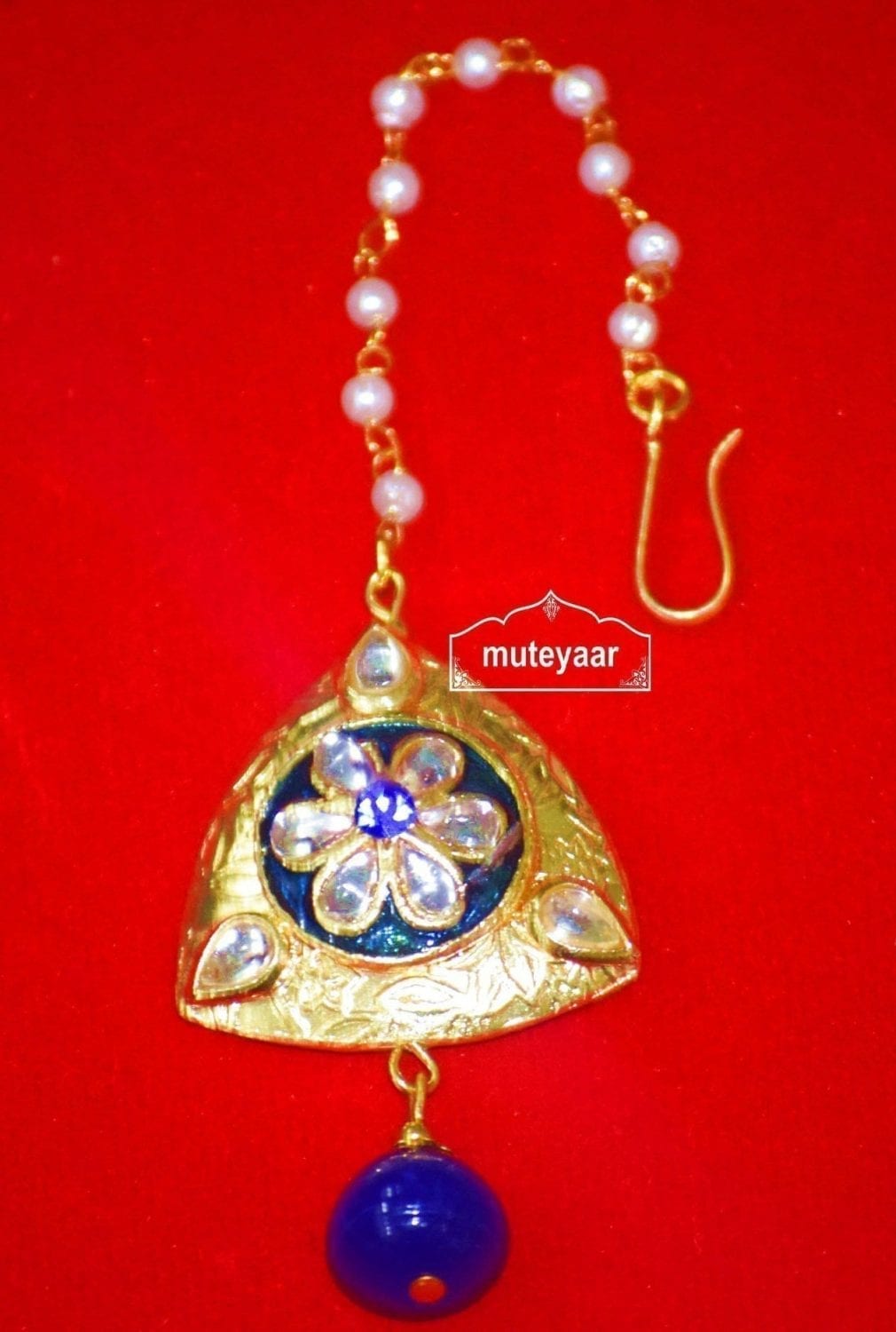 Designer Work Traditional Punjabi Jewellery Maang Tikka J0173 1