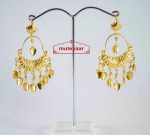 Hand Made Gold Plated Traditional Punjabi Jewellery Earrings Jhumki J0190
