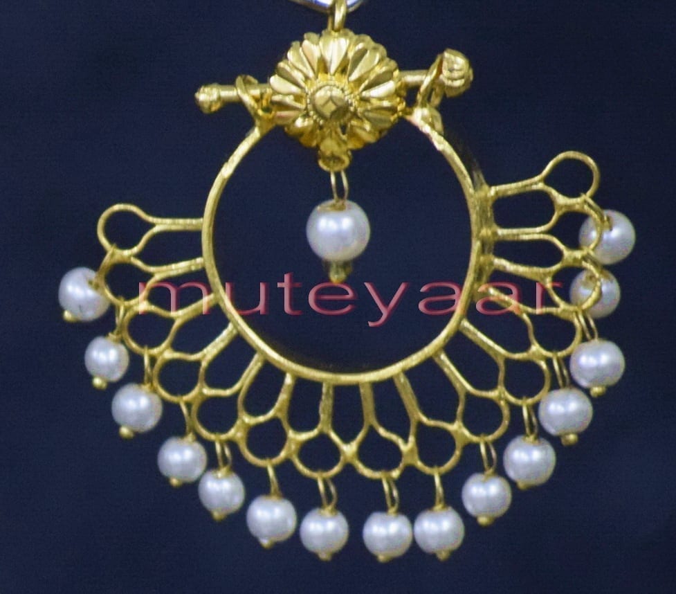 Hand Made Gold Plated Traditional Punjabi Jewellery Earrings Jhumka J0248 3