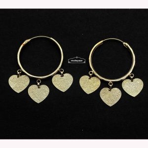 Punjabi Pipal Patti Bali Earrings J0688