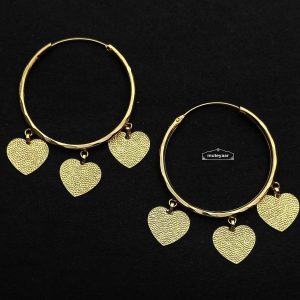 Punjabi Peepal Patti Bali Earrings J0691
